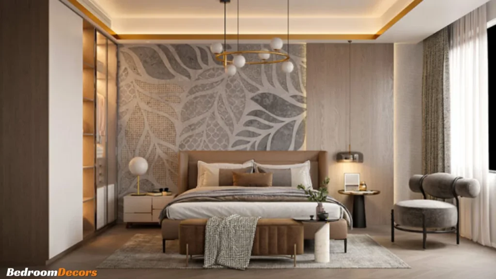 Wallpaper decor for bedroom