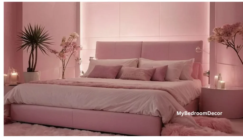 Pink Color Bedroom Decoration